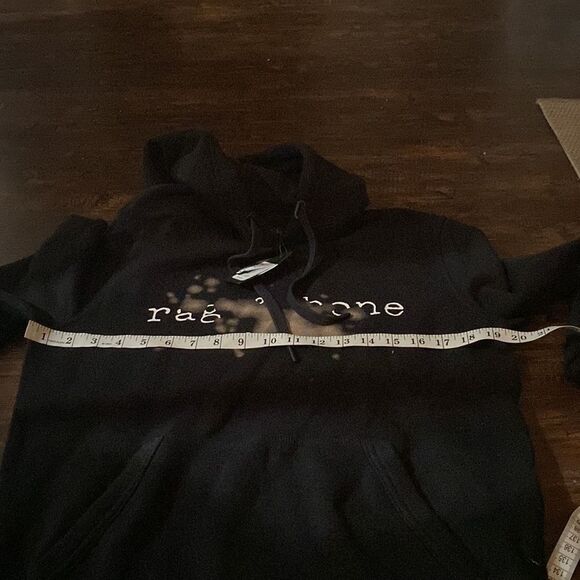 Rag & Bone Men's Bleach Cotton Hoodies xs - Picture 9 of 11